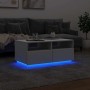 Mesa de centro con luces LED blanco 90x49x40 cm en Mesas de centro | Comprar online en Foru.es