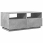 Mesa de centro con luces LED gris hormigón 90x49x40 cm en Mesas de centro | Comprar online en Foru.es