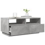 Mesa de centro con luces LED gris hormigón 90x49x40 cm en Mesas de centro | Comprar online en Foru.es