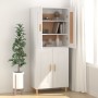 Aparador de madera contrachapada blanco 69,5x34x90 cm de vidaXL, Aparadores - Ref: Foro24-812132, Precio: 75,14 €, Descuento: %