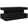 Mesa de centro con luces LED negro 90x50x40 cm en Mesas de centro | Comprar online en Foru.es