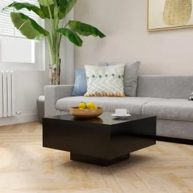 Mesa de centro madera contrachapada negro 60x60x31,5 cm de vidaXL, Mesas de centro - Ref: Foro24-806886, Precio: 45,27 €, Des...