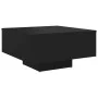 Mesa de centro madera contrachapada negro 60x60x31,5 cm de vidaXL, Mesas de centro - Ref: Foro24-806886, Precio: 45,27 €, Des...