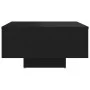Mesa de centro madera contrachapada negro 60x60x31,5 cm de vidaXL, Mesas de centro - Ref: Foro24-806886, Precio: 45,27 €, Des...