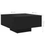 Mesa de centro madera contrachapada negro 60x60x31,5 cm de vidaXL, Mesas de centro - Ref: Foro24-806886, Precio: 45,27 €, Des...