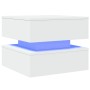 Mesa de centro con luces LED blanco 50x50x40 cm en Mesas de centro | Comprar online en Foru.es