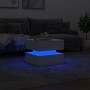 Mesa de centro con luces LED blanco 50x50x40 cm en Mesas de centro | Comprar online en Foru.es