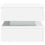Mesa de centro con luces LED blanco 50x50x40 cm en Mesas de centro | Comprar online en Foru.es
