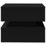 Mesa de centro con luces LED negro 50x50x40 cm en Mesas de centro | Comprar online en Foru.es