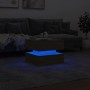 Mesa de centro con luces LED roble Sonoma 50x50x40 cm en Mesas de centro | Comprar online en Foru.es
