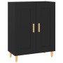 Aparador de madera contrachapada negro 69,5x34x90 cm de vidaXL, Aparadores - Ref: Foro24-812133, Precio: 83,30 €, Descuento: %