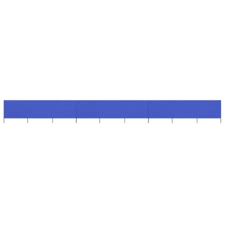 Paravientos de playa de 9 paneles tela azul celeste 1200x160 cm de vidaXL, Sombrillas - Ref: Foro24-47203, Precio: 135,17 €, ...