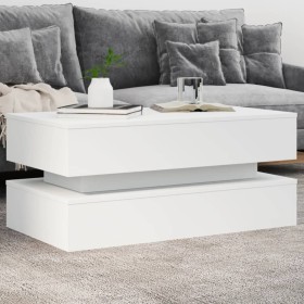 Mesa de centro con luces LED blanco 90x50x40 cm en Mesas de centro | Comprar online en Foru.es