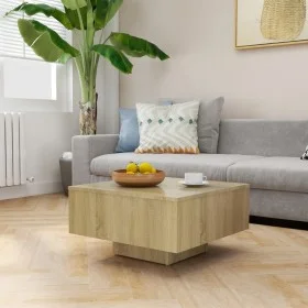 Oak Sonoma plywood coffee table 60x60x31.5 cm by vidaXL, Coffee table - Ref: Foro24-806888, Price: 47,61 €, Discount: %