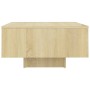Mesa de centro madera contrachapada roble Sonoma 60x60x31,5 cm de vidaXL, Mesas de centro - Ref: Foro24-806888, Precio: 48,35...