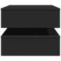 Mesa de centro con luces LED negro 90x50x40 cm en Mesas de centro | Comprar online en Foru.es