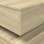 Mesa de centro con luces LED roble Sonoma 90x50x40 cm en Mesas de centro | Comprar online en Foru.es