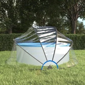 Cúpula para piscina redonda PVC 315x158 cm de vidaXL, Cubiertas para piscina - Ref: Foro24-93812, Precio: 316,81 €, Descuento: %