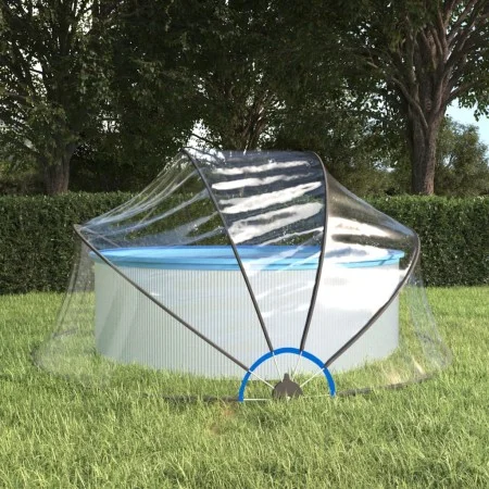 Cúpula para piscina redonda PVC 315x158 cm de vidaXL, Cubiertas para piscina - Ref: Foro24-93812, Precio: 316,81 €, Descuento: %