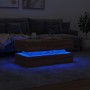 Mesa de centro con luces LED marrón roble 90x50x40 cm en Mesas de centro | Comprar online en Foru.es