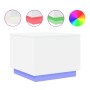 Mesa de centro con luces LED blanco 50x50x40 cm en Mesas de centro | Comprar online en Foru.es