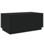 Mesa de centro con luces LED negro 90x50x40 cm en Mesas de centro | Comprar online en Foru.es
