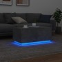 Mesa de centro con luces LED gris hormigón 90x50x40 cm en Mesas de centro | Comprar online en Foru.es
