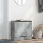 Zapatero de madera de ingeniería gris hormigón 60x21x57 cm en Zapateros y organizadores de calzado | Comprar online en Foru.es