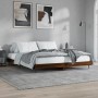 Estructura de cama madera de ingeniería marrón roble 150x200 cm de vidaXL, Camas y somieres - Ref: Foro24-832244, Precio: 129...