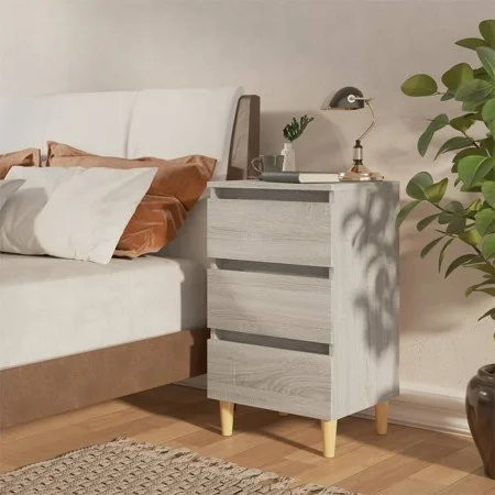 2 pcs bedside tables with Sonoma gray wood legs 40x35x69 cm by vidaXL, Nightstands - Ref: Foro24-813137, Price: 125,80 €, Dis...
