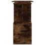 Escritorio de esquina contrachapada roble ahumado 200x50x76 cm de vidaXL, Escritorios - Ref: Foro24-815423, Precio: 91,85 €, ...