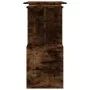 Smoked oak veneer corner desk 200x50x76 cm by vidaXL, Desks - Ref: Foro24-815423, Price: 89,54 €, Discount: %