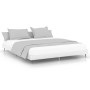 Estructura de cama madera de ingeniería blanca 140x200 cm de vidaXL, Camas y somieres - Ref: Foro24-832245, Precio: 102,12 €,...