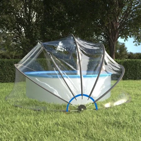 Cúpula para piscina redonda PVC 467x234 cm de vidaXL, Cubiertas para piscina - Ref: Foro24-93815, Precio: 464,06 €, Descuento: %