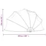 Cúpula para piscina redonda PVC 467x234 cm de vidaXL, Cubiertas para piscina - Ref: Foro24-93815, Precio: 464,06 €, Descuento: %