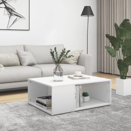 Mesa de centro madera contrachapada blanco 90x67x33 cm de vidaXL, Mesas de centro - Ref: Foro24-806903, Precio: 56,27 €, Desc...