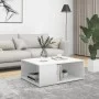 Mesa de centro madera contrachapada blanco 90x67x33 cm de vidaXL, Mesas de centro - Ref: Foro24-806903, Precio: 51,56 €, Desc...