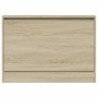 Zapatero de madera de ingeniería roble Sonoma 80x21x57 cm en Zapateros y organizadores de calzado | Comprar online en Foru.es