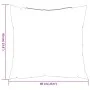 Cojines 4 unidades tela a rayas azul y blanco 60x60 cm de vidaXL, Cojines - Ref: Foro24-360418, Precio: 53,83 €, Descuento: %