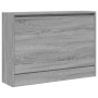 Zapatero de madera de ingeniería gris Sonoma 80x21x57 cm en Zapateros y organizadores de calzado | Comprar online en Foru.es