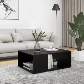 Mesa de centro madera contrachapada negro 90x67x33 cm de vidaXL, Mesas de centro - Ref: Foro24-806904, Precio: 57,70 €, Descu...