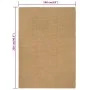 Alfombra rectangular yute natural 160x230 cm de vidaXL, Alfombras - Ref: Foro24-345102, Precio: 85,09 €, Descuento: %