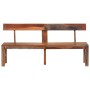 Banco con respaldo madera maciza de acacia gris 160 cm de vidaXL, Bancos de comedor y cocina - Ref: Foro24-353312, Precio: 18...