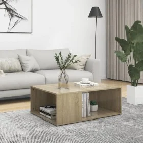 Mesa de centro madera contrachapada roble Sonoma 90x67x33 cm de vidaXL, Mesas de centro - Ref: Foro24-806906, Precio: 47,32 €...