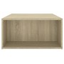 Mesa de centro madera contrachapada roble Sonoma 90x67x33 cm de vidaXL, Mesas de centro - Ref: Foro24-806906, Precio: 55,02 €...