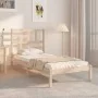 Estructura de cama madera maciza 100x200 cm de vidaXL, Camas y somieres - Ref: Foro24-3105940, Precio: 89,37 €, Descuento: %