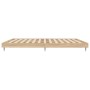 Estructura de cama madera de ingeniería roble Sonoma 120x200 cm de vidaXL, Camas y somieres - Ref: Foro24-832256, Precio: 89,...