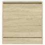 Zapatero de madera de ingeniería roble Sonoma 60x34x63,5 cm en Zapateros y organizadores de calzado | Comprar online en Foru.es