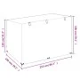 Funda de banco balancín 12 ojales polietileno 215x150x130/150cm de vidaXL, Fundas para muebles de jardín - Ref: Foro24-319330...