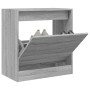 Zapatero de madera de ingeniería gris Sonoma 60x34x63,5 cm en Zapateros y organizadores de calzado | Comprar online en Foru.es